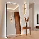 Ver imagem 1 de Espelho Argélia Preto LED Smart 180x90 Trapézio