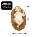 Ver imagem 6 de Menino Jesus na Manjedoura Poliresina 18cm X 9,5cm - Magizi