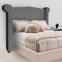 Ver imagem 2 de Cabeceira de Cama Box Estofada Sienna 160 Cm Queen Suede