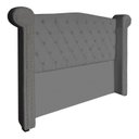Ver imagem 1 de Cabeceira de Cama Box Estofada Sienna 160 Cm Queen Suede