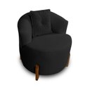 Ver imagem 4 de Kit Sofá Orgânico Feijão com Poltrona Pé de Madeira Bouclé Minimalista