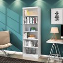 Ver imagem 3 de Estante Prateleira de Livro Multiuso 183 Altura Midria -Branco Branco - ÉdeCasaMóveis                                                          