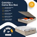 Ver imagem 6 de Cama Box Baú com Colchão Ortopédico de Espuma D33 a Vácuo Sonno Full - Lucas Home - Casal