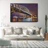 Quadro Decorativo Paisagem Ponte da Baia de Sydney com Moldura 90x140 sem Vidro - 3