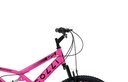 Ver imagem 4 de Bicicleta Gps 148 Dupla Suspensão e Freios V-brake, Aro 26 Aero, 36 Raias, 21 Marchas Colli Rosa