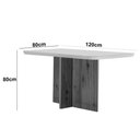 Ver imagem 3 de Sala de Jantar Mesa Olímpia 120CM MDF Canto Copo com 4 Cadeiras Carol Moderna