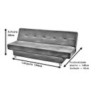 Ver imagem 4 de Sofá Cama Reclinável 3 Lugares Xangai Veludo Caqui - Meu Estofado Sofá Cama Reclinável 3 Lugares Xan