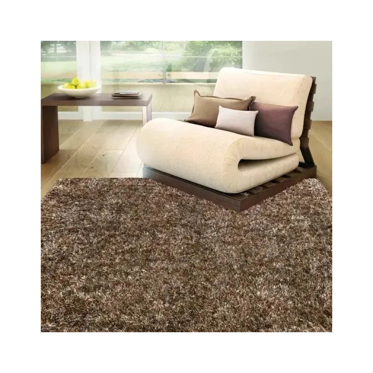 Tapete Peludo Sala Quarto 1,50M x 2,00M Capuchino