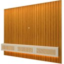 Ver mais imagens de Estante Ripada para TV e Home Theater até 84 Polegadas com LED MDF 230CMX250CM Majestade Native