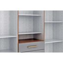 Ver imagem 6 de Guarda Roupa Casal 6 Portas (2 C/ Espelho) e 3 Gavetas Débora Cinamomo/off White - Acp