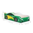 Ver imagem 3 de Cama Carro Infantil Raios Verde Carro