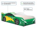 Ver imagem 2 de Cama Carro Infantil Raios Verde Carro