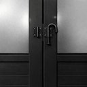 Ver imagem 3 de Porta de Correr Alumínio Preto Camarão Lambril com Visor Maxx - 210x100 "e"