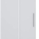 Ver imagem 4 de Guarda Roupa Canto Reto 90cm com 1 Porta Taiga Branco L01 - Mpozenato