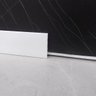 Rodapé Poliestireno 07cm Liso Branco - 2,4 Metros - 3