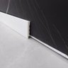 Rodapé Poliestireno 07cm Liso Branco - 2,4 Metros - 5
