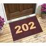 Tapete Capacho Número de Apartamento 202 60x40cm - 3
