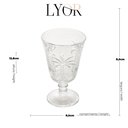 Ver mais imagens de Taça De Água De Cristal Palm 240Ml- Lyor