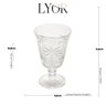 Taça De Água De Cristal Palm 240Ml- Lyor - 8
