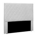 Ver imagem 1 de Cabeceira Decorativa King Size 1,95M Givenchy Pu Branco - Gran Belo