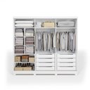 Ver imagem 6 de Guarda-roupa Casal 100% Mdf Kappesberg 3 Portas de Correr com Espelhos 8 Gavetas Branco