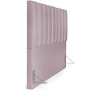 Ver imagem 2 de Cabeceira Cama Box Casal Queen 160 Cm Dália W01 Suede Rosê