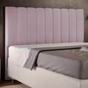 Ver imagem 6 de Cabeceira Cama Box Casal Queen 160 Cm Dália W01 Suede Rosê