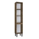 Ver imagem 4 de Paneleiro Simples para Cozinha 2 Portas Light Marrom/Itauba