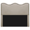 Ver imagem 6 de Cabeceira Casal Bari P02 140 cm Para Cama Box Suede Bege