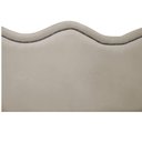 Ver imagem 3 de Cabeceira Casal Bari P02 140 cm Para Cama Box Suede Bege