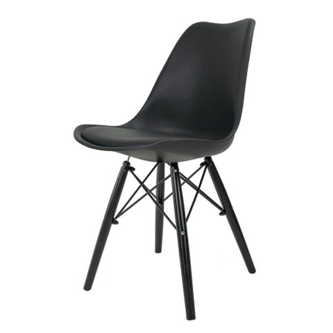 Cadeira Saarinen Leda Sked Black Edition