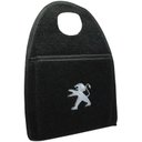 Ver imagem 2 de Lixeira Lixinho Automotiva Carro Carpete Logo Bordado para Câmbio Preto