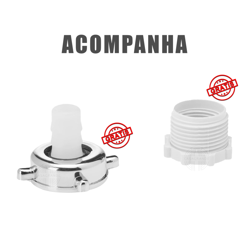 Torneira para Tanque e Jardim Metal Cabinho C-34 (1/4 de Volta) Modelo 1130 Casagrande Mundial - 6