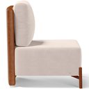 Ver imagem 6 de Poltrona Decorativa Sala de Estar Living Pés Madeira Hungria L02 Couríssimo Camel Suede Bege - Lyam