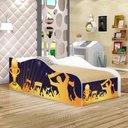 Ver imagem 1 de Mini Cama Fun Campeonato de Futebol Infantil Com Colchão