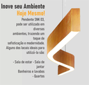Ver imagem 7 de Lustre Madeira Grande Comprido Linear Z Slin 92cm - Snk 03 - Tauari
