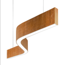 Ver imagem 1 de Lustre Madeira Grande Comprido Linear Z Slin 92cm - Snk 03 - Tauari