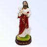 Escultura Bom Pastor 14 cm em resina - 2