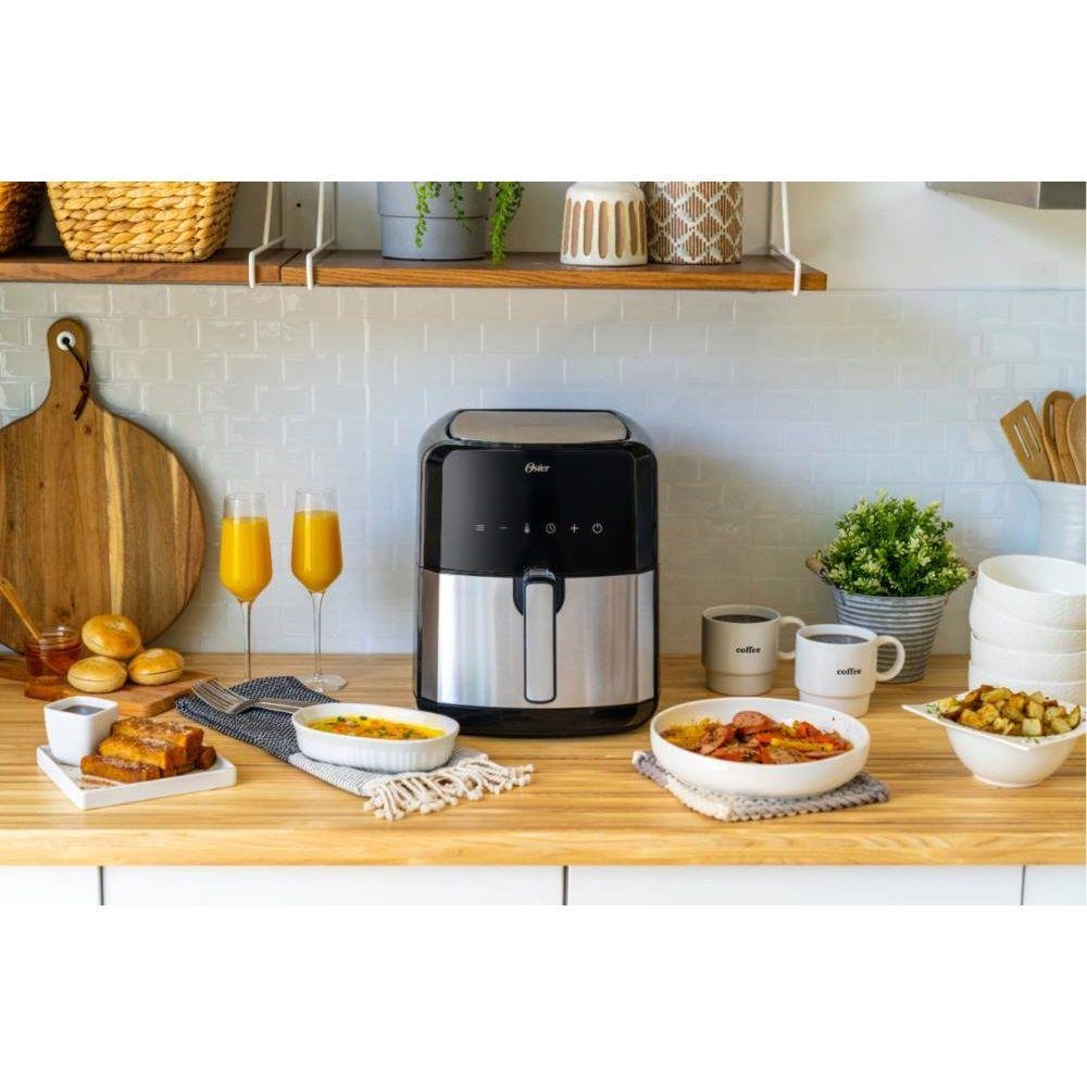 Oster Diamondforce Xl 5 Quart Digital Air Fryer 110 Preto MadeiraMadeira
