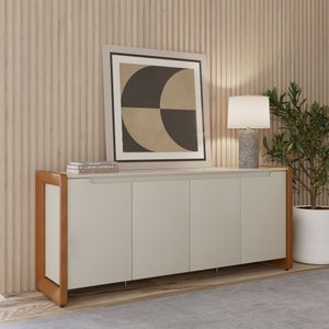 Buffet 4 Portas Bristol 1.8 Off White/natural - Província