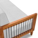 Ver imagem 6 de Sofá Varanda Samoa Madeira Maciça 02 Lugares com Cordas Náutica Linho Rústico Grigio - Desk Design