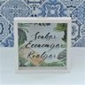 COFRE QUADRO DECORATIVO SONHAR ECONOMIZAR REALIZAR EM MADEIRA E VIDRO COM FUNDO REMOVIVEL - 3