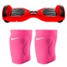 Hoverboard Skate Elétrico Scooter + Joelheira de Proteção Rosa - 8