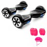 Dois Hoverboard Skate Elétrico Scooter Com Kit de Proteção Rosa - 3