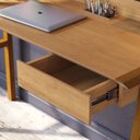Ver imagem 2 de ESCRIVANINHA OFFICE INDUSTRIAL RETRO PARA QUARTO ESCRITORIO NATURE