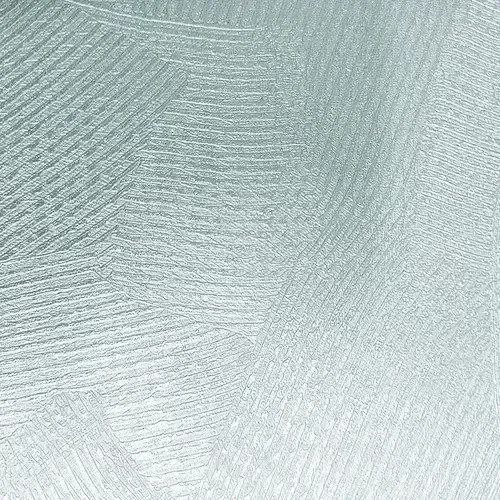 Ver imagem 2 de Papel de Parede Textura Espatulado Cinza com Efeito Prata Vinilico Lavável+ Cola para Aplicação