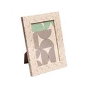 Ver imagem 1 de Porta-retrato de Poliestireno Geometric Cinza 10cm X 15cm