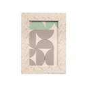 Ver imagem 2 de Porta-Retrato de Poliestireno Geometric Cinza 10cm x 15cm | Casa Del Grande