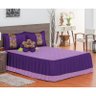 Colcha Flor Queen 6 peças Matelassada com Almofada Flor - 1