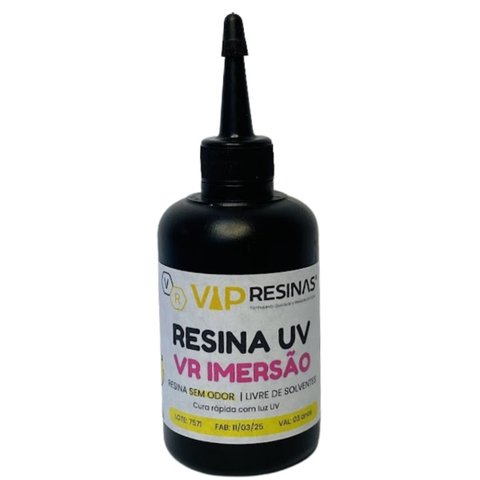 Resina de Cura Uv para Flores - Vr Imersão | Vip Resinas - 100 G